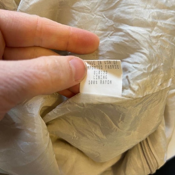 Citi by Yansi Fugel Khaki wool blend Skirt 14 - Picture 9 of 9